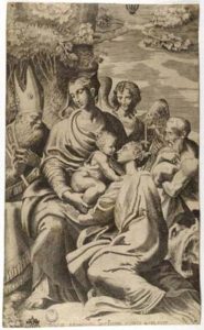 Madonna con Bambino Santa Margherita San Benedetto San Girolamo e un angelo