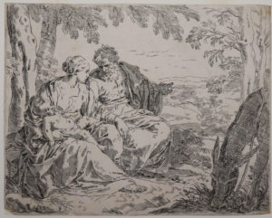 Riposo durante la fuga in Egitto