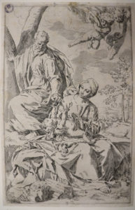 Riposo durante la fuga in Egitto