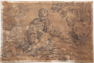 Riposo durante la fuga in Egitto