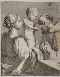 Vergine con il Bambino e un Santo