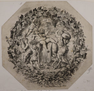 Sileno con satiri e putti