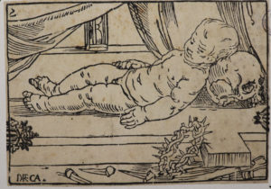 Gesù bambino dormiente