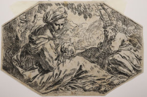 Riposo durante la fuga in Egitto