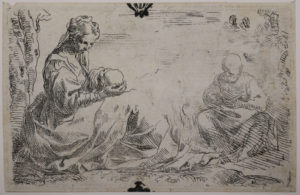 Riposo durante la fuga in Egitto