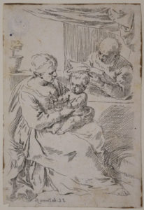 Sacra Famiglia con il rosario