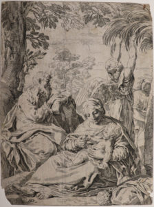 Riposo durante la fuga in Egitto