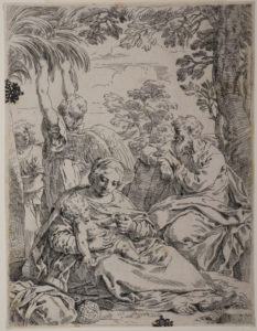 Riposo durante la fuga in Egitto