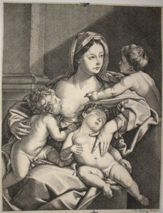 La Carità con tre bambini